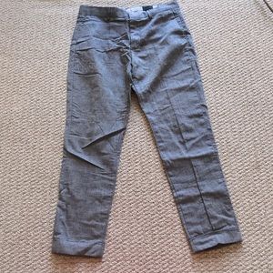 MENS SIZE 33 SLIM FIT DARK GREY KHAKI PANT h&m